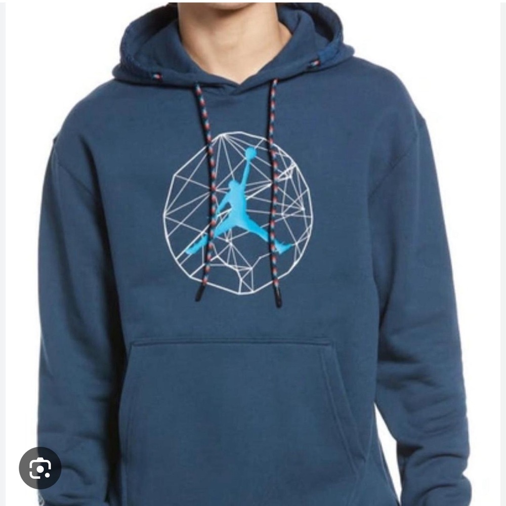 Nike Jordan essentials mountainside jump man navy men’s hoodie size M NWT